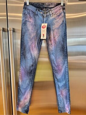 NWT Carmar LF Galaxy Skinny Jeans Galactic Planet Pants